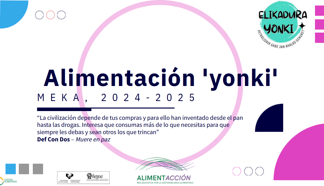 Alimentación Yonki